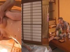 Suzu Honjo đưa vợ đi suối nước nóng bị đồng nghiệp địt